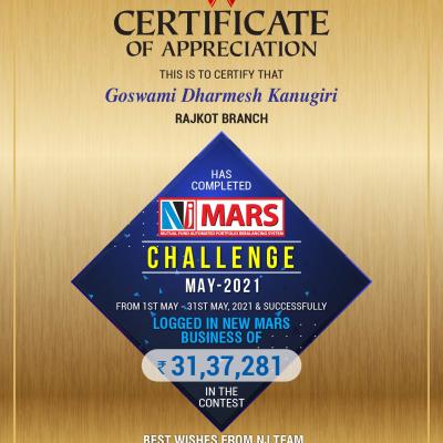 4 Mars Gold Certificate May21