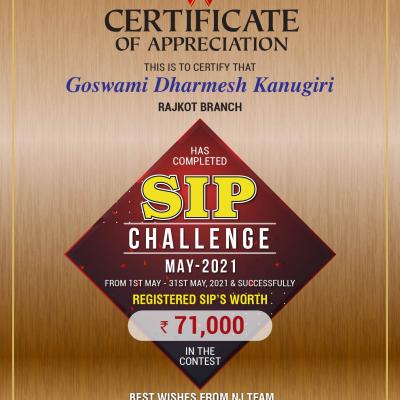 5 Mars Sip Bronze Certificate May21